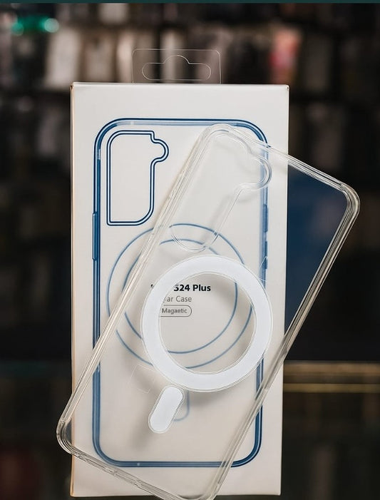 MagnoShield Clear Case – S24 Plus